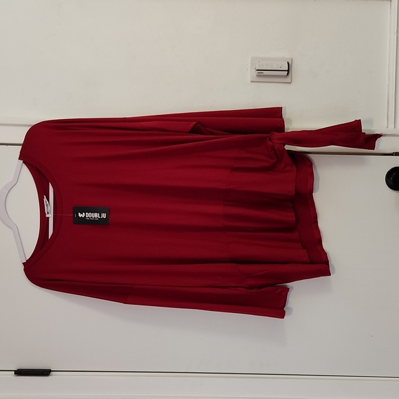 Doublju Tops - 3x Woman's Gorgeous Red Top